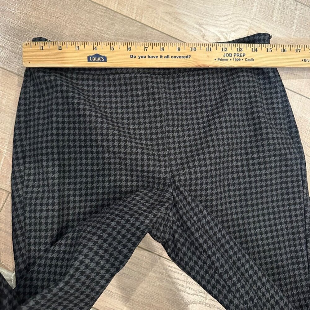 TALBOTS GRAY PLAID SIZE 6 CHATHAM ANKLE PANTS SIDE ZIP CLOSURE WOMENS - Picture 5 of 12